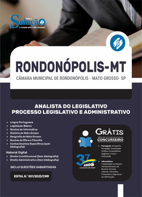 Apostila Câmara de Rondonópolis - MT 2024 - Analista do Legislativo - Processo Legislativo e Administrativo - Imagem 3