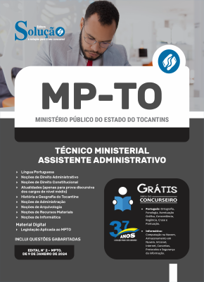 Apostila MP-TO 2024 - Técnico Ministerial: Assistente Administrativo - Imagem 3