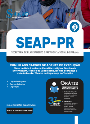 Apostila SEAP-PR 2024 - Comum aos Cargos de Agente de Execução - Imagem 3