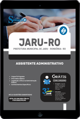 Apostila Prefeitura de Jaru - RO em PDF 2024 - Assistente Administrativo - Imagem 1