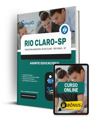 Apostila Prefeitura de Rio Claro - SP 2024 - Agente Educacional  - Imagem 1