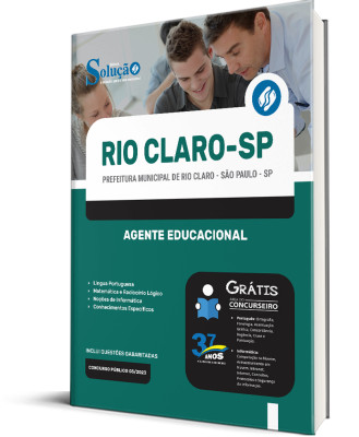 Apostila Prefeitura de Rio Claro - SP 2024 - Agente Educacional  - Imagem 2