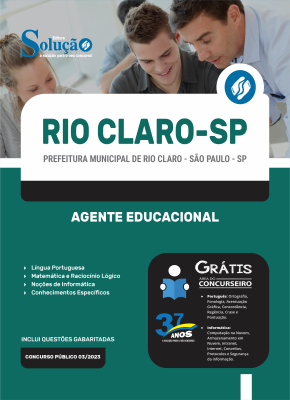 Apostila Prefeitura de Rio Claro - SP 2024 - Agente Educacional  - Imagem 3