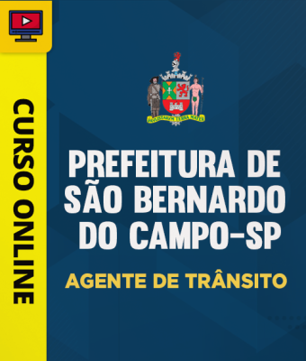 Curso Prefeitura de São Bernardo do Campo-SP - Agente de Trânsito - Imagem 1