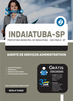 Apostila Prefeitura de Indaiatuba - SP 2024 - Agente de Serviços Administrativos - Imagem 3