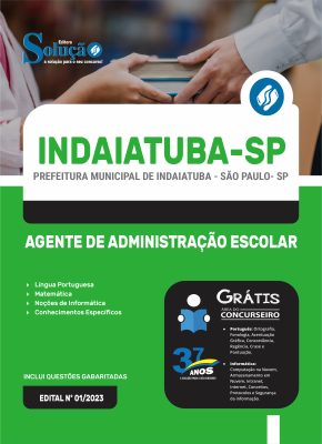 Apostila Prefeitura de Indaiatuba - SP 2024 - Agente de Administração Escolar - Imagem 3