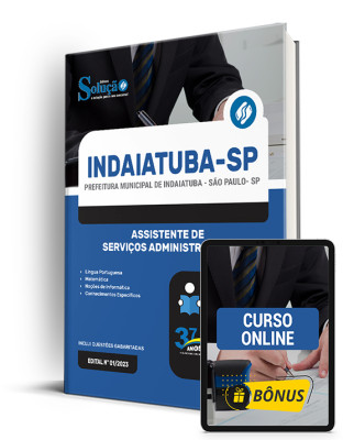 Apostila Prefeitura de Indaiatuba - SP 2024 - Assistente de Serviços Administrativos