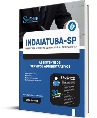 Apostila Prefeitura de Indaiatuba - SP 2024 - Assistente de Serviços Administrativos - Imagem 2