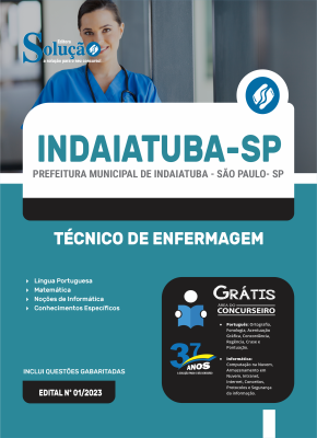 Apostila Prefeitura de Indaiatuba - SP 2024 - Técnico de Enfermagem - Imagem 3