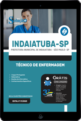 Apostila Prefeitura de Indaiatuba - SP em PDF 2024 - Técnico de Enfermagem - Imagem 1