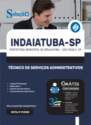 Apostila Prefeitura de Indaiatuba - SP 2024 - Técnico de Serviços Administrativos - Imagem 3