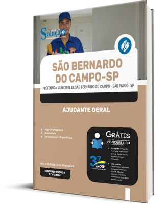 Apostila Prefeitura de São Bernardo do Campo - SP 2024 - Ajudante Geral - Imagem 2