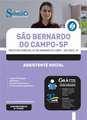 Apostila Prefeitura de São Bernardo do Campo - SP 2024 - Assistente Social - Imagem 3