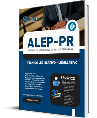 Apostila ALEP-PR 2024 - Técnico Legislativo - Legislativo - Imagem 2