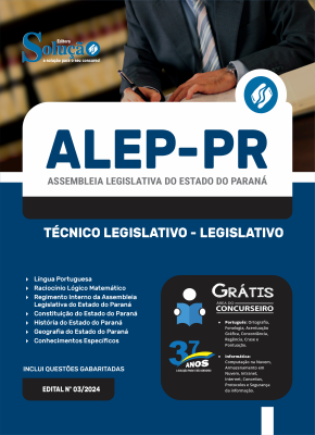 Apostila ALEP-PR 2024 - Técnico Legislativo - Legislativo - Imagem 3