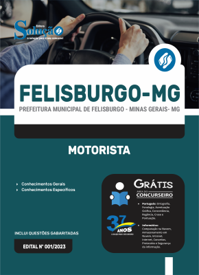 Apostila Prefeitura de Felisburgo - MG 2024 - Motorista - Imagem 3