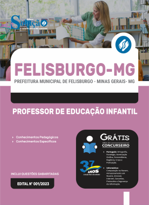 Apostila Prefeitura de Felisburgo - MG 2024 - Professor de Educação Infantil - Imagem 3