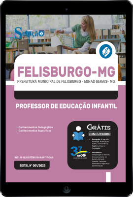 Apostila Prefeitura de Felisburgo - MG em PDF 2024 - Professor de Educação Infantil - Imagem 1