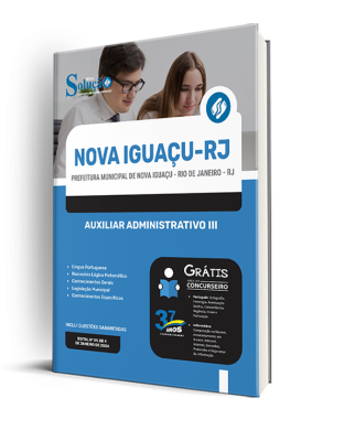 Apostila Prefeitura de Nova Iguaçu - RJ 2024 - Auxiliar Administrativo III - Imagem 2