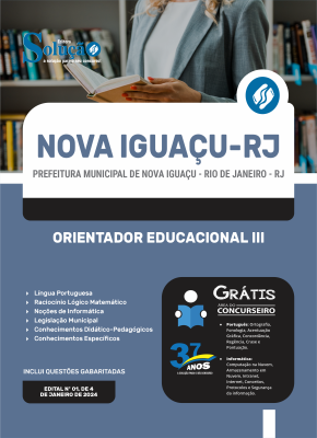 Apostila Prefeitura de Nova Iguaçu - RJ 2024 - Orientador Educacional III - Imagem 3