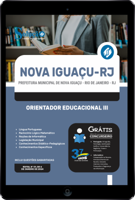 Apostila Prefeitura de Nova Iguaçu - RJ em PDF 2024 - Orientador Educacional III - Imagem 1