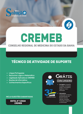 Apostila CREMEB 2024 - Técnico de Atividade de Suporte - Imagem 3