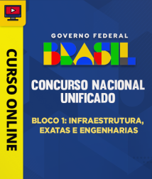 Capa Concurso Nacional Unificado (CNU) - Bloco 1: Infraestrutura, Exatas e Engenharias