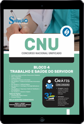 Apostila CNU em PDF 2024 - Bloco 4 - Imagem 1