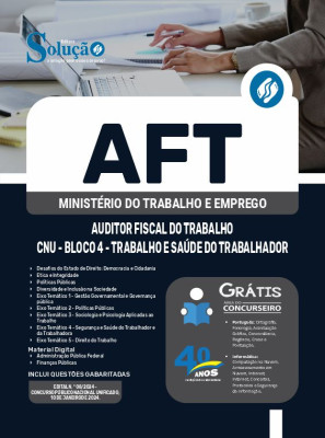 Apostila AFT 2024 - Auditor Fiscal do Trabalho - CNU - Bloco 4 - Trabalho e Saúde do Trabalhador - Imagem 3