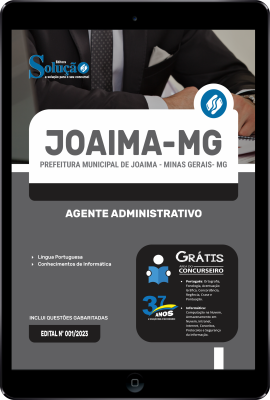 Apostila Prefeitura de Joaíma - MG em PDF  Agente Administrativo - Imagem 1