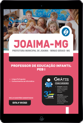 Apostila Prefeitura de Joaíma - MG em PDF Professor de Educação Infantil PEB I 2024 - Imagem 1