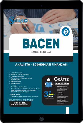 Apostila BACEN em PDF 2024 - Analista - Economia e Finanças - Imagem 1