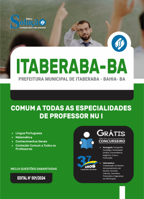 Apostila Prefeitura de Itaberaba - BA 2024 - Comum a Todas as Especialidades de Professor NU I - Imagem 3