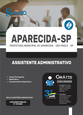 Apostila Prefeitura de Aparecida - SP 2024 - Assistente Administrativo - Imagem 3