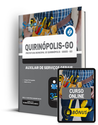 Apostila Prefeitura de Quirinópolis - GO 2024 - Auxiliar de Serviços Gerais - Imagem 1