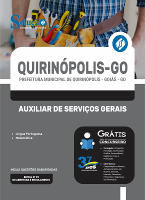 Apostila Prefeitura de Quirinópolis - GO 2024 - Auxiliar de Serviços Gerais - Imagem 3