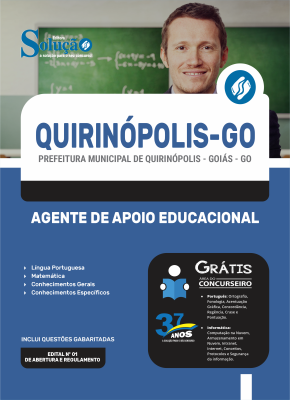 Apostila Prefeitura de Quirinópolis - GO 2024 - Agente de Apoio Educacional - Imagem 3