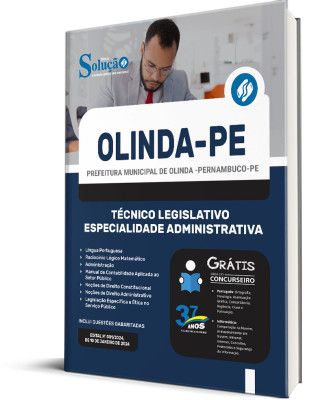 Apostila Câmara de Olinda - PE 2024 - Técnico Legislativo - Especialidade: Administrativa - Imagem 2