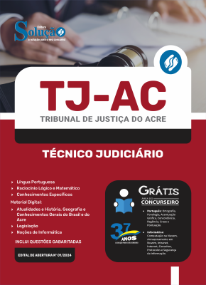 Apostila TJ-AC 2024 - Técnico Judiciário - Técnico Judiciário - Imagem 3