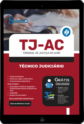 Apostila TJ-AC em PDF 2024 - Técnico Judiciário - Técnico Judiciário - Imagem 1