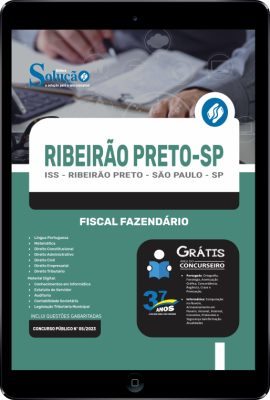 Apostila ISS Ribeirão Preto - SP em PDF 2024 - Fiscal Fazendário - Imagem 1