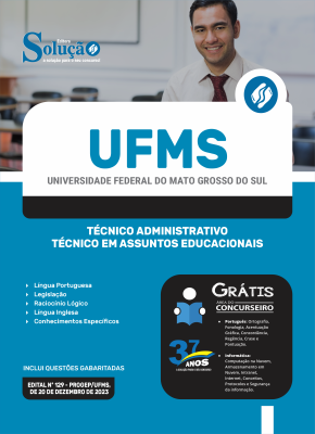 Apostila UFMS 2024 - Técnico-Administrativo: Técnico em Assuntos Educacionais - Imagem 3