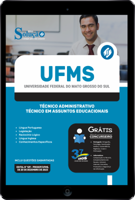 Apostila UFMS em PDF 2024 - Técnico-Administrativo: Técnico em Assuntos Educacionais - Imagem 1