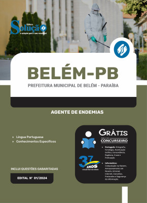 Apostila Prefeitura de Belém - PB 2024 - Agente de Endemias - Imagem 3