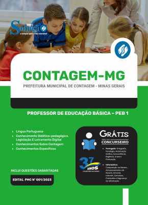 Apostila Prefeitura de Contagem - MG 2024 - Professor de Educação Básica - PEB 1 - Imagem 3