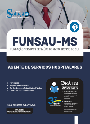 Apostila FUNSAU-MS 2024 - Agente de Serviços Hospitalares - Imagem 3