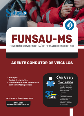 Apostila FUNSAU-MS 2024 - Agente Condutor de Veículos - Imagem 3