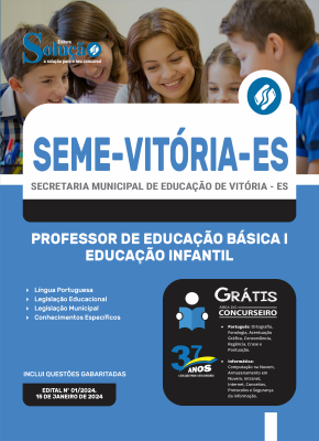 Apostila SEME Vitória - ES 2024 - Professor de Educação Básica I - PEB I - Educação Infantil - Imagem 3