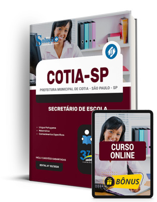 Apostila Prefeitura de Cotia - SP 2024 - Secretário de Escola - Imagem 1