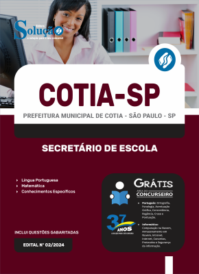 Apostila Prefeitura de Cotia - SP 2024 - Secretário de Escola - Imagem 3